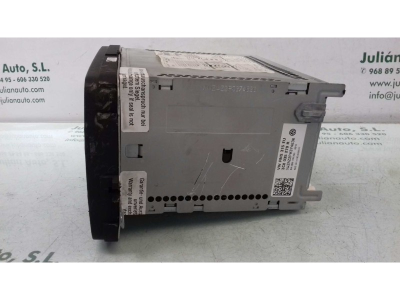 Recambio de sistema audio / radio cd para volkswagen passat variant (365) edition bluemotion referencia OEM IAM 3C8035279 3C8035