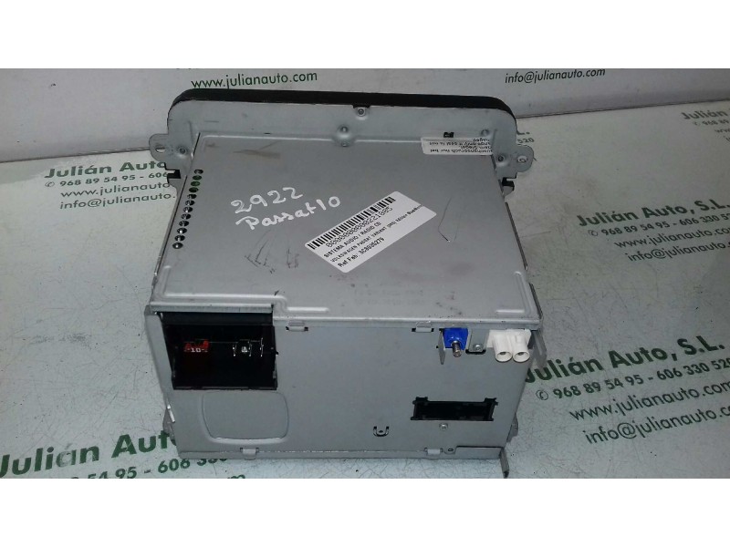 Recambio de sistema audio / radio cd para volkswagen passat variant (365) edition bluemotion referencia OEM IAM 3C8035279 3C8035