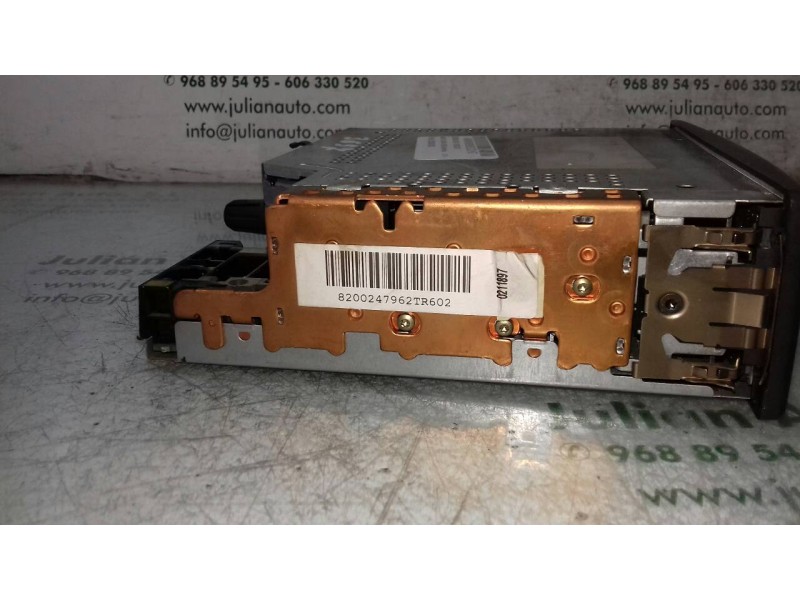 Recambio de sistema audio / radio cd para renault laguna ii (bg0) authentique referencia OEM IAM 8200247962 8200247962TR602 