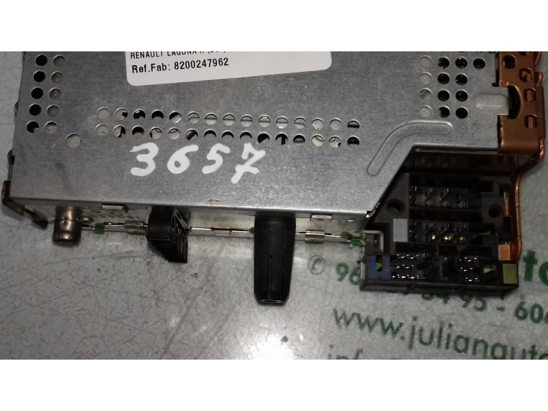 Recambio de sistema audio / radio cd para renault laguna ii (bg0) authentique referencia OEM IAM 8200247962 8200247962TR602 