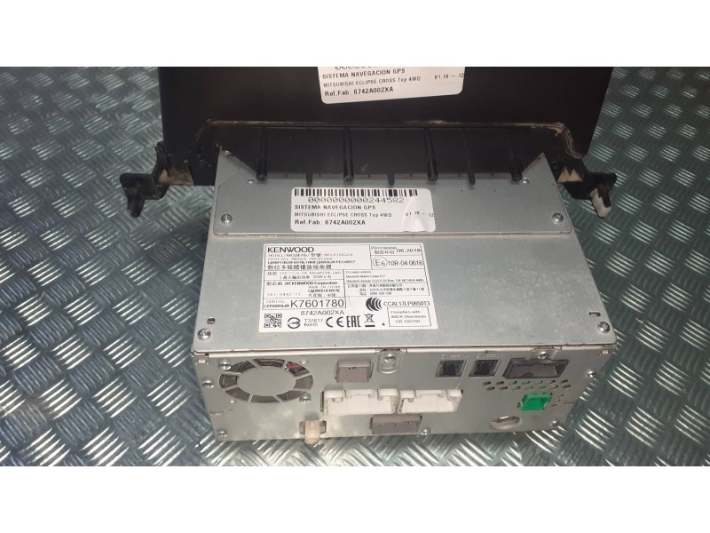 Recambio de sistema navegacion gps para mitsubishi eclipse cross top 4wd referencia OEM IAM 8742A002XA 10R040616 KENWOOD