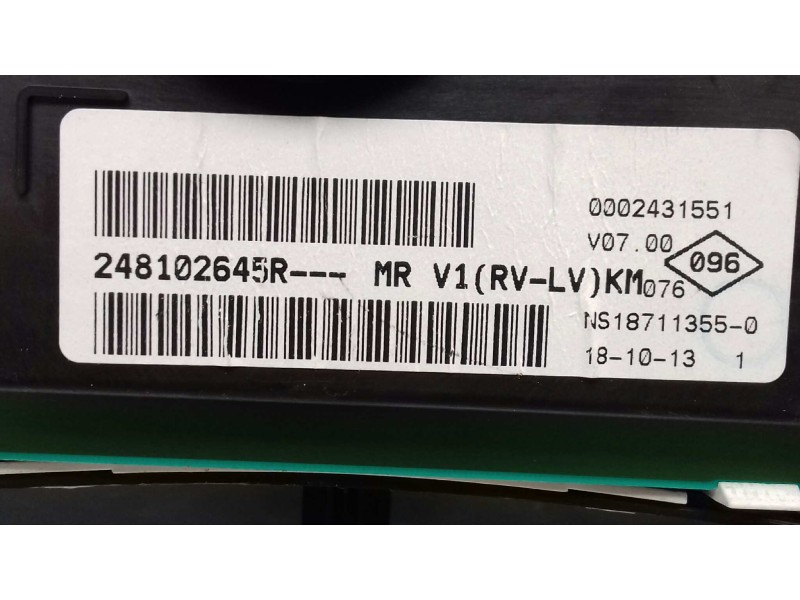 Recambio de cuadro instrumentos para dacia sandero ambiance referencia OEM IAM 248102645R  