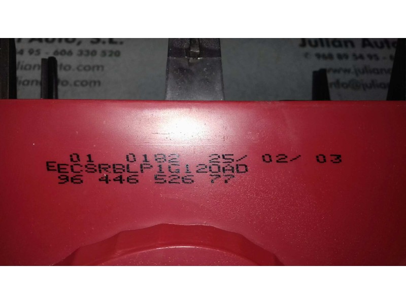 Recambio de piloto trasero izquierdo para peugeot 406 berlina (s1/s2) sr pack referencia OEM IAM 9644652677  