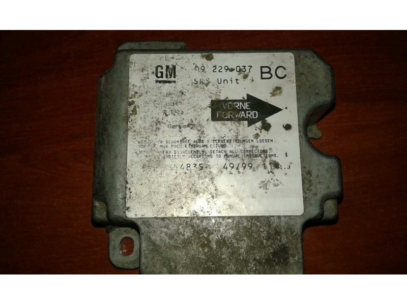 Recambio de centralita airbag para opel astra g berlina club referencia OEM IAM 09229037BC  