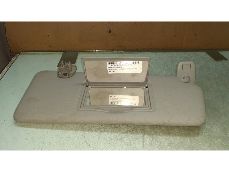 Recambio de parasol derecho para smart fortwo coupe basis (52kw) (453.342) referencia OEM IAM   