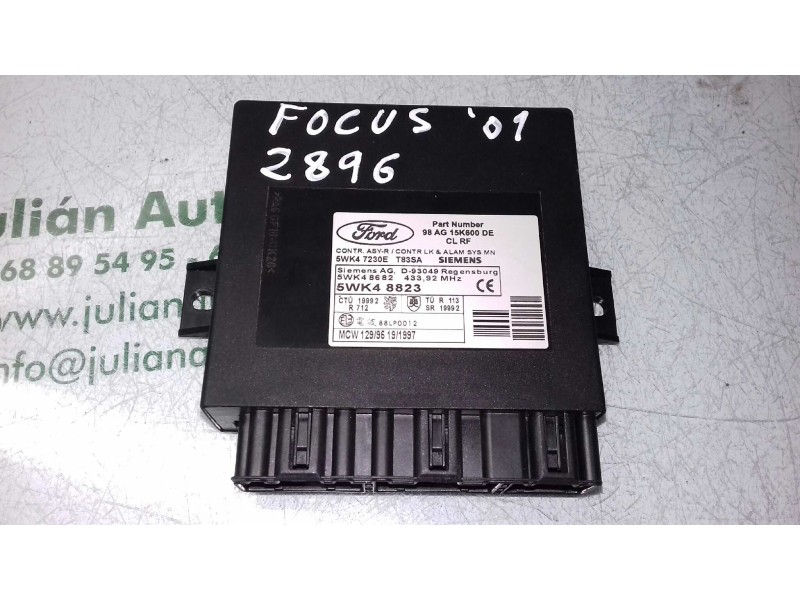 Recambio de centralita cierre para ford focus berlina (cak) trend referencia OEM IAM 5WK48823 5WK47230ET83SA SIEMENS