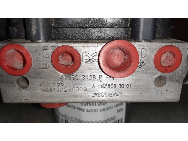 Recambio de abs para smart fortwo coupe basis (52kw) (453.342) referencia OEM IAM 2265106455 0265956320 BOSCH