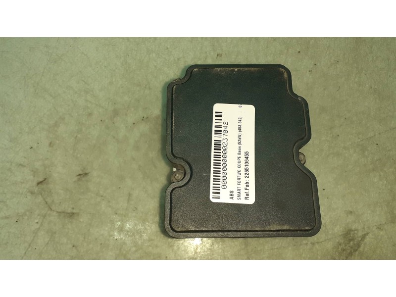 Recambio de abs para smart fortwo coupe basis (52kw) (453.342) referencia OEM IAM 2265106455 0265956320 BOSCH