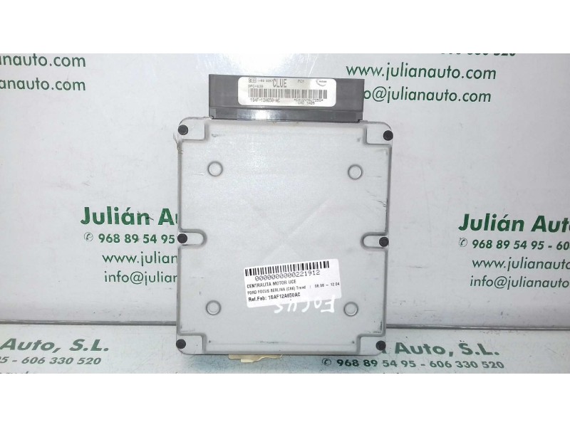 Recambio de centralita motor uce para ford focus berlina (cak) trend referencia OEM IAM 1SAF12A650AC 12A650 