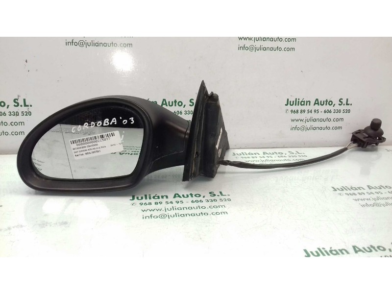Recambio de retrovisor izquierdo para seat cordoba berlina (6l2) stella referencia OEM IAM W06L1857501  MANUAL