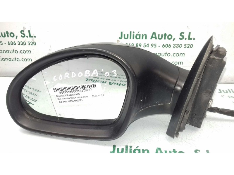 Recambio de retrovisor izquierdo para seat cordoba berlina (6l2) stella referencia OEM IAM W06L1857501  MANUAL