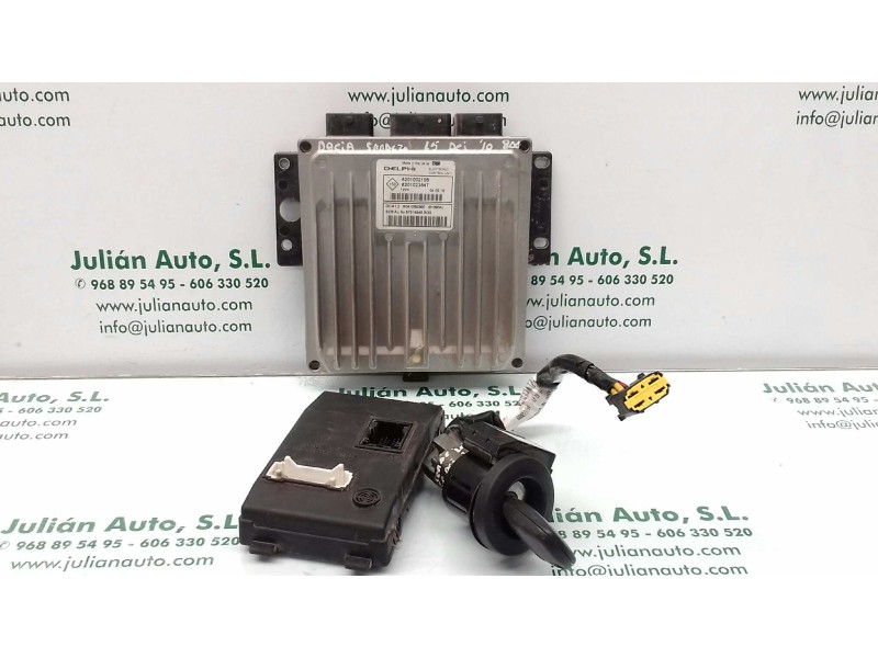 Recambio de centralita motor uce para dacia sandero stepway referencia OEM IAM 8201002106 8201023847 KIT - DELPHI