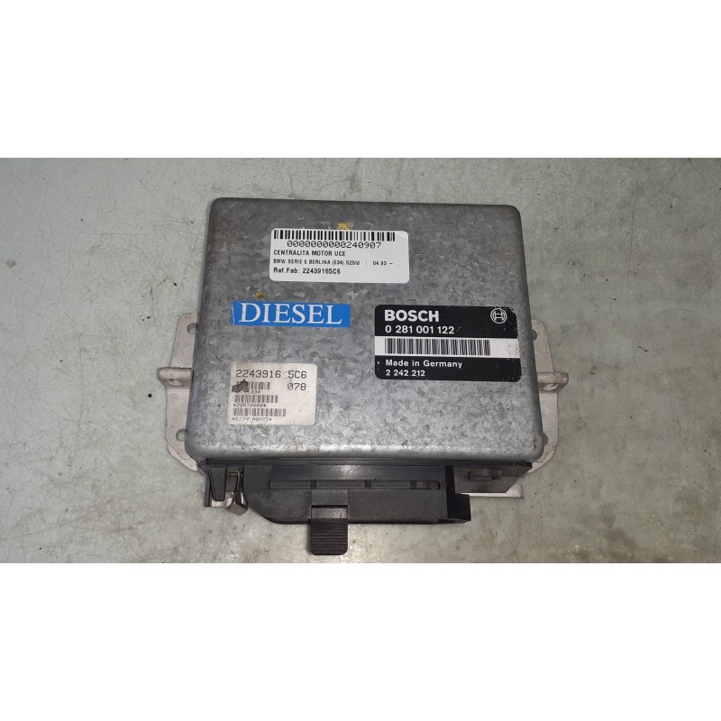 Recambio de centralita motor uce para bmw serie 5 berlina (e34) 525td referencia OEM IAM 22439165C6 0281001122 BOSCH
