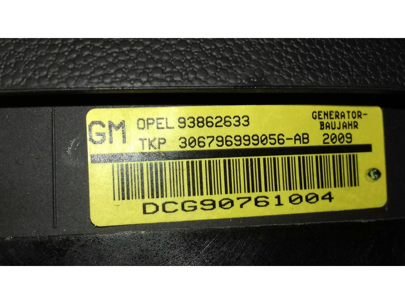 Recambio de airbag delantero izquierdo para opel astra h ber. cosmo referencia OEM IAM 3067971 498997212 UGLW6903407