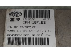 Recambio de centralita motor uce para fiat punto berl. (176) 85 16v elx (ht16) referencia OEM IAM IAW16FE3 14899 MAGNETI MARELLI 2