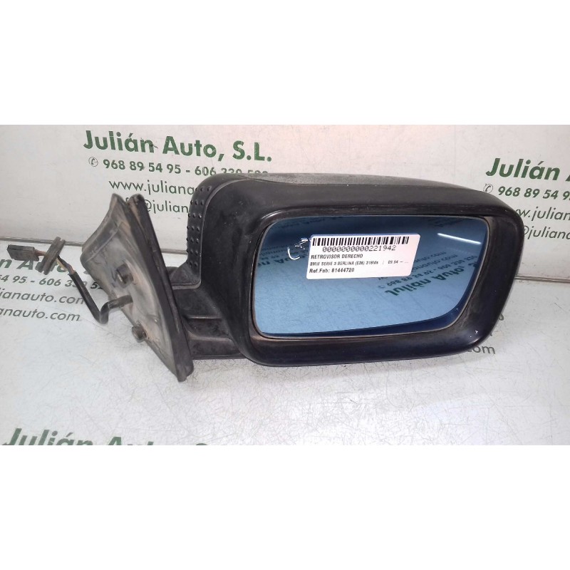 Recambio de retrovisor derecho para bmw serie 3 berlina (e36) 318tds referencia OEM IAM 81444720  ELECTRICO