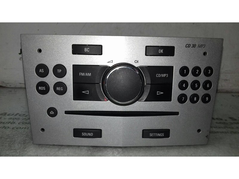 Recambio de sistema audio / radio cd para opel astra h ber. cosmo referencia OEM IAM 13289932 497316088 DELPHI