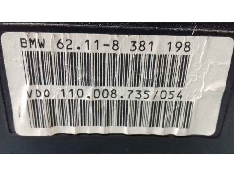 Recambio de cuadro instrumentos para bmw serie 5 berlina (e39) 530d referencia OEM IAM 110008735054 62118381198 VDO
