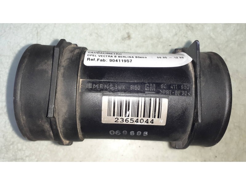 Recambio de caudalimetro para opel vectra b berlina básico referencia OEM IAM 90411957 5WK9150 SIEMENS