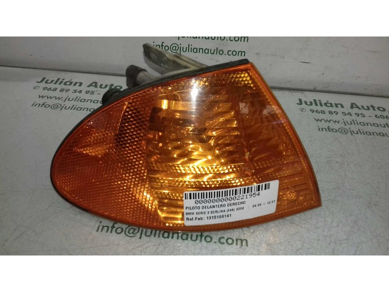 Recambio de piloto delantero derecho para bmw serie 3 berlina (e46) 320d referencia OEM IAM 1315106141  