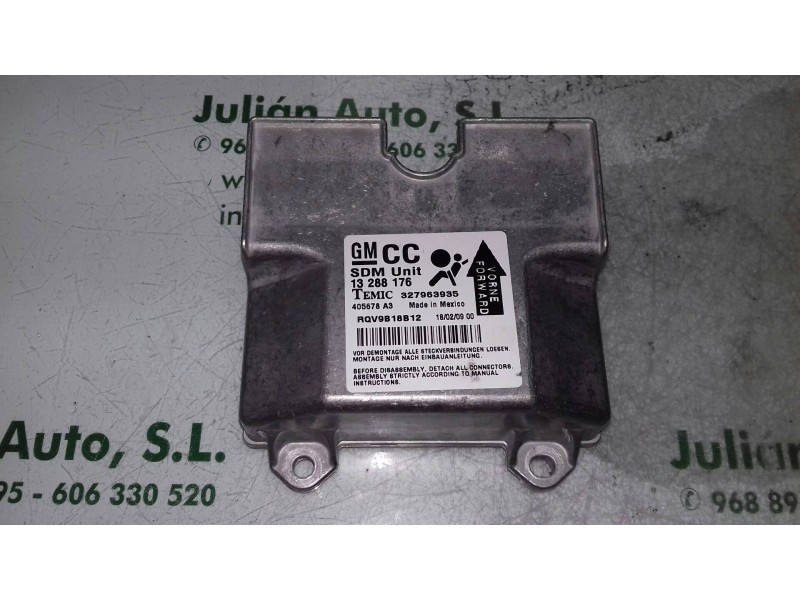 Recambio de centralita airbag para opel astra h ber. cosmo referencia OEM IAM 13288176 327963935 405678A3