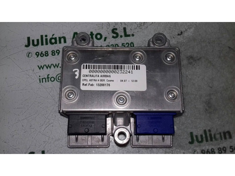 Recambio de centralita airbag para opel astra h ber. cosmo referencia OEM IAM 13288176 327963935 405678A3