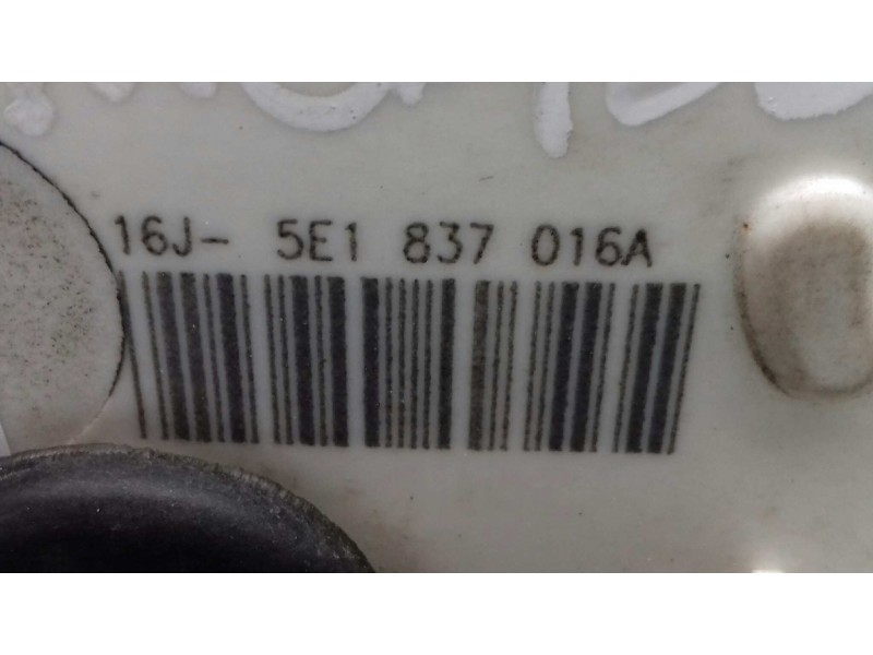 Recambio de cerradura puerta delantera derecha para skoda octavia lim. (5e3) ambition referencia OEM IAM 5E1837016A 7 PINES NEGR
