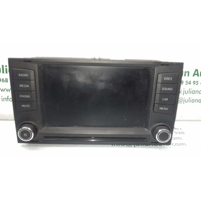 Recambio de sistema audio / radio cd para seat ibiza (6p1) reference referencia OEM IAM 5F0919604  