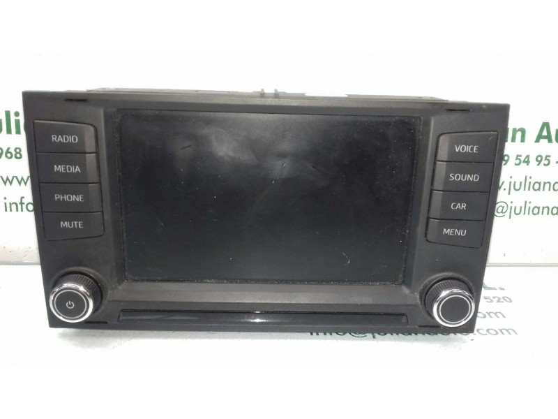 Recambio de sistema audio / radio cd para seat ibiza (6p1) reference referencia OEM IAM 5F0919604  