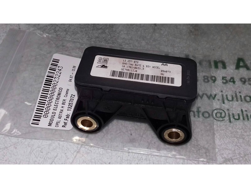 Recambio de modulo electronico para opel astra h ber. cosmo referencia OEM IAM 13257072  