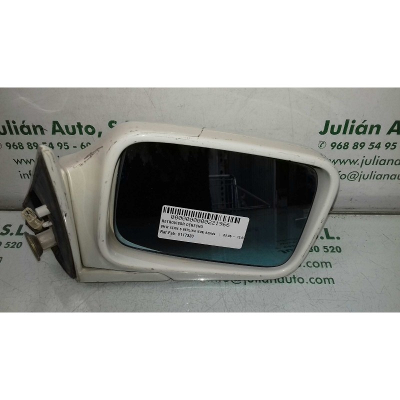 Recambio de retrovisor derecho para bmw serie 5 berlina (e39) 525tds referencia OEM IAM 0117320  ELECTRICO