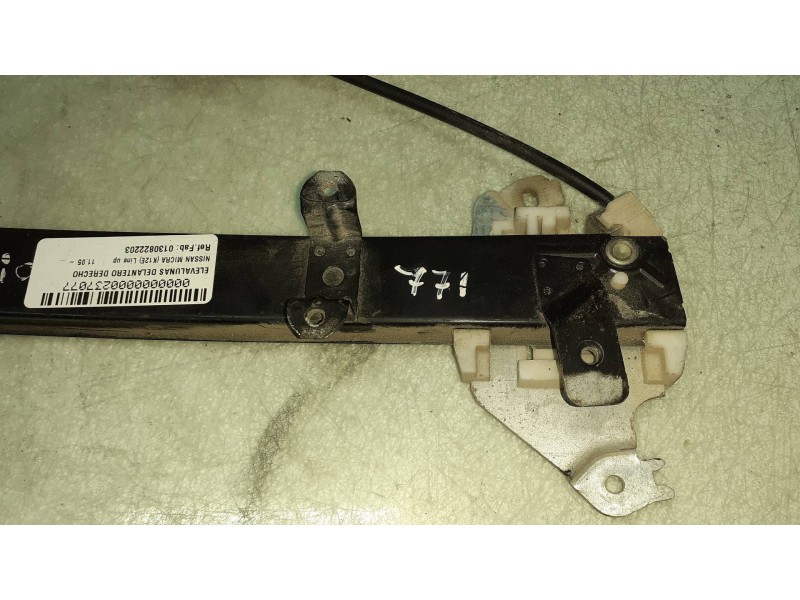 Recambio de elevalunas delantero derecho para nissan micra (k12e) line up referencia OEM IAM 0130822203  ELECTRICO