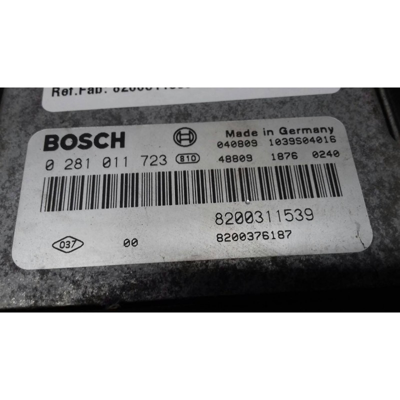 Recambio de centralita motor uce para renault laguna ii (bg0) authentique referencia OEM IAM 8200311539 0281011723 BOSCH