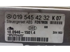 Recambio de centralita asr para mercedes-benz clase c (w202) familiar 220 t diesel (202.182) referencia OEM IAM 0195454232K07 10 2