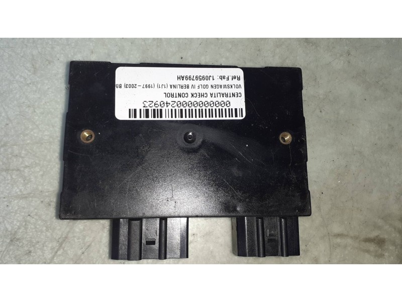 Recambio de centralita check control para volkswagen golf iv berlina (1j1) básico referencia OEM IAM 1J0959799AH 5DK00795451 HEL Recambio de centralita check control para volkswagen golf iv berlina (1j1) básico referencia OEM IAM 1J0959799AH 5DK00795451 HEL