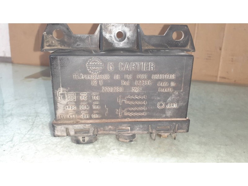 Recambio de caja precalentamiento para renault 21 berlina (b/l48) gtd referencia OEM IAM 7700790579 02396 G.CARTIER