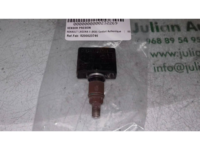 Recambio de sensor presion para renault laguna ii (bg0) confort authentique referencia OEM IAM 8200023746  