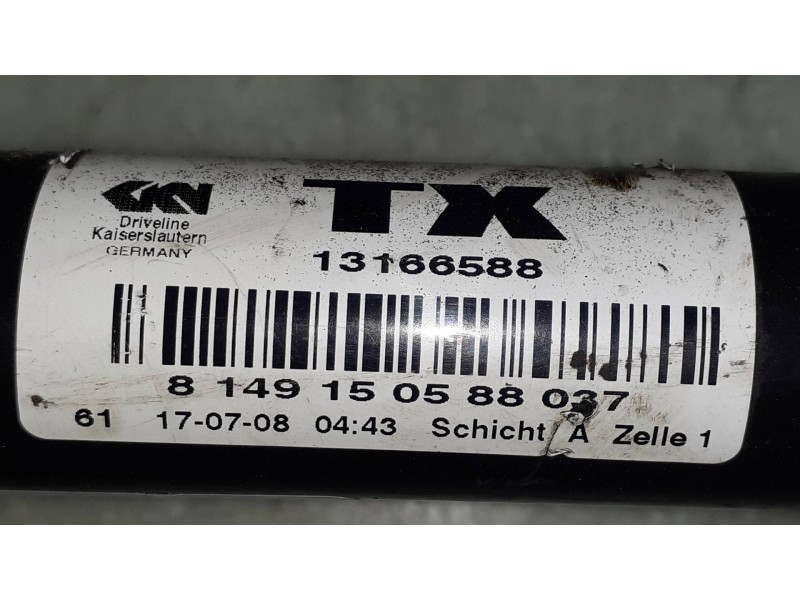 Recambio de transmision delantera izquierda para opel vectra c berlina essentia referencia OEM IAM 13166588  