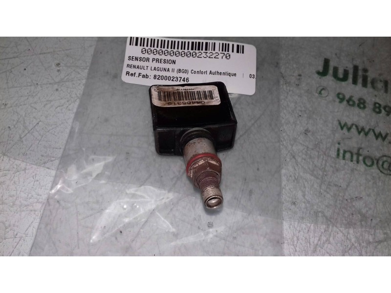 Recambio de sensor presion para renault laguna ii (bg0) confort authentique referencia OEM IAM 8200023746   Recambio de sensor presion para renault laguna ii (bg0) confort authentique referencia OEM IAM 8200023746