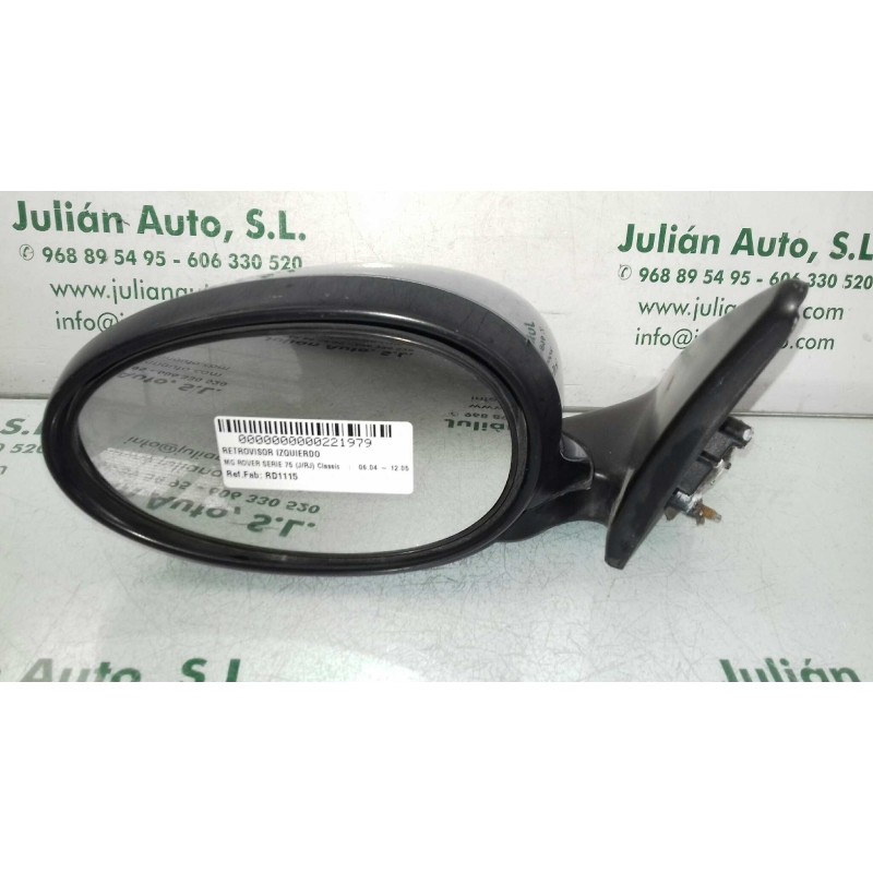 Recambio de retrovisor izquierdo para mg rover serie 75 (j/rj) classic referencia OEM IAM RD1115 015432 ELECTRICO