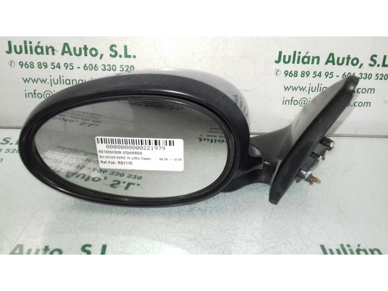 Recambio de retrovisor izquierdo para mg rover serie 75 (j/rj) classic referencia OEM IAM RD1115 015432 ELECTRICO