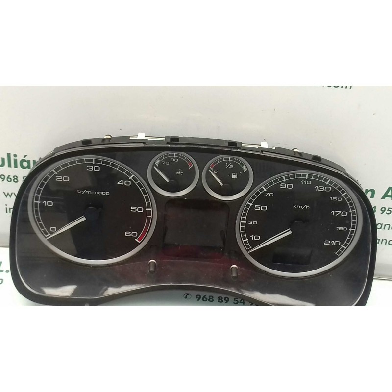 Recambio de cuadro instrumentos para peugeot 307 break / sw (s1) break xr referencia OEM IAM 9651299680C P9651299680C SAGEM