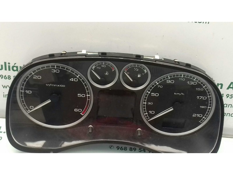 Recambio de cuadro instrumentos para peugeot 307 break / sw (s1) break xr referencia OEM IAM 9651299680C P9651299680C SAGEM
