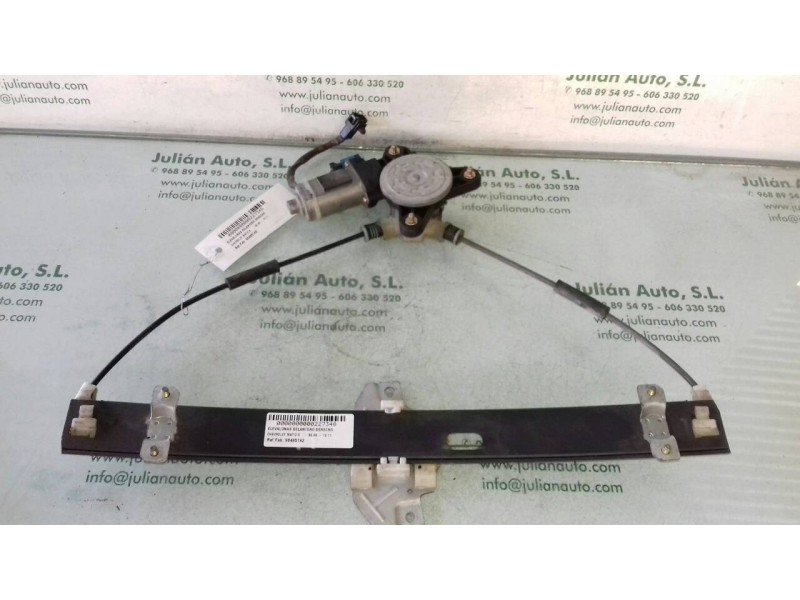 Recambio de elevalunas delantero derecho para chevrolet matiz s referencia OEM IAM 96485142 CONECTOR 2 PINES ELECTRICO