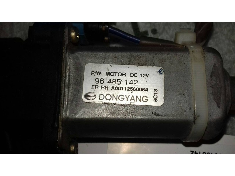 Recambio de elevalunas delantero derecho para chevrolet matiz s referencia OEM IAM 96485142 CONECTOR 2 PINES ELECTRICO
