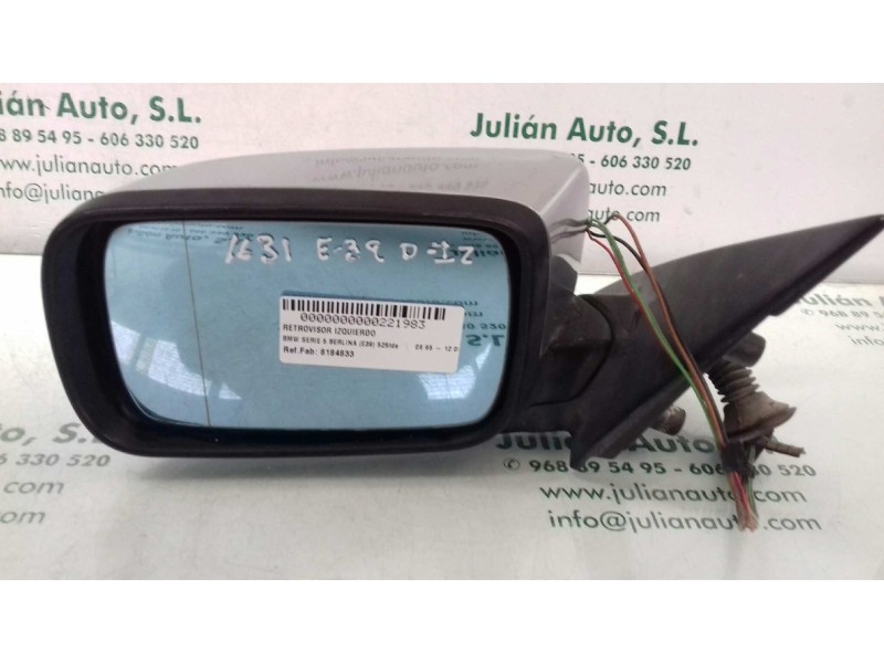 Recambio de retrovisor izquierdo para bmw serie 5 berlina (e39) 525tds referencia OEM IAM 8184833 0117351 ELECTRICO