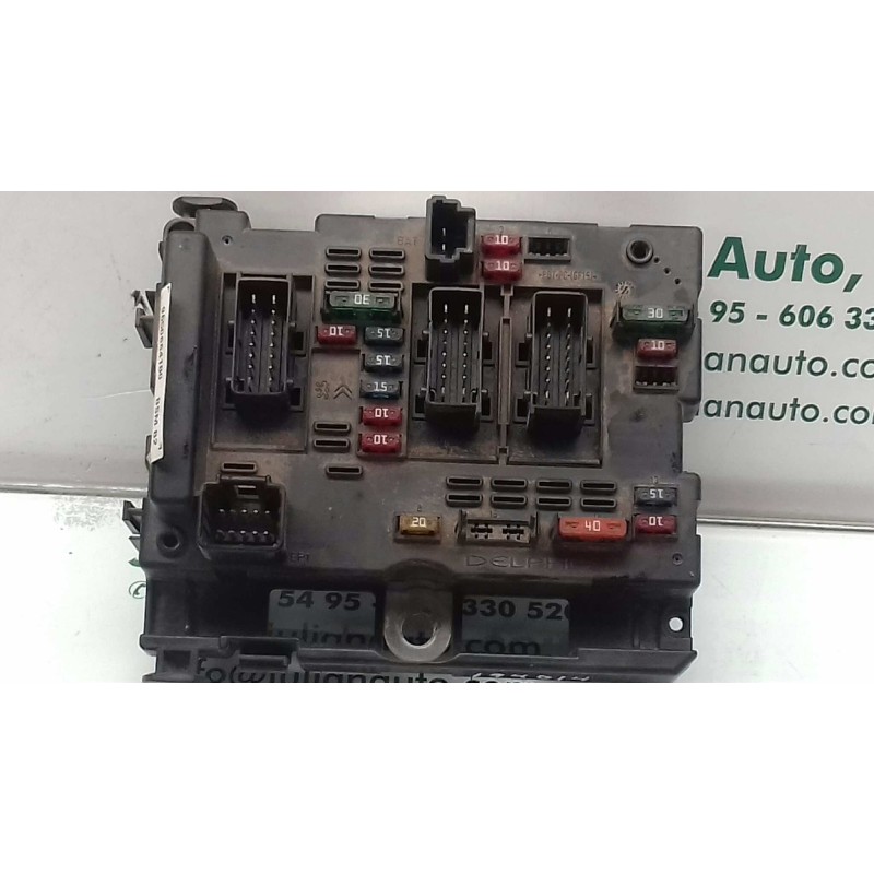 Recambio de caja reles / fusibles para peugeot 307 break / sw (s1) break xr referencia OEM IAM 9650664180 BSM B2 DELPHI