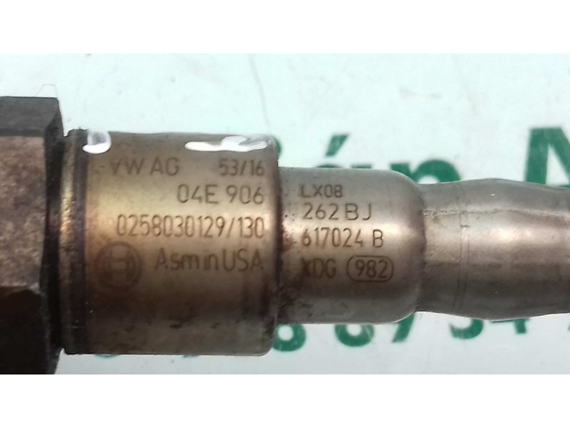 Recambio de sonda lambda para seat ibiza (6p1) reference referencia OEM IAM 04E906262BJ 4 PINES NEGRO