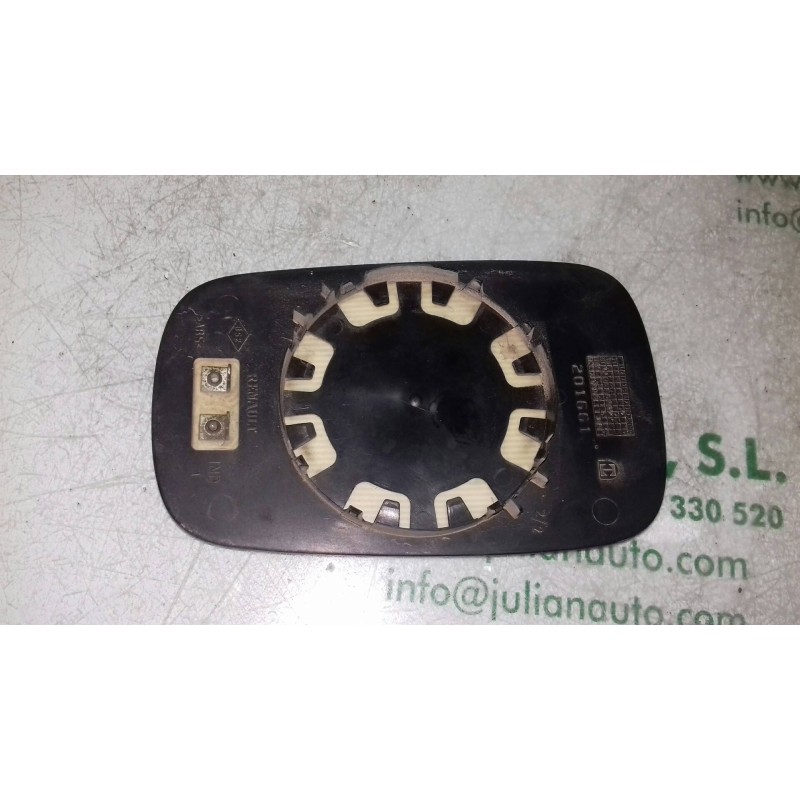 Recambio de cristal retrovisor izquierdo para renault laguna ii (bg0) confort authentique referencia OEM IAM 201661  