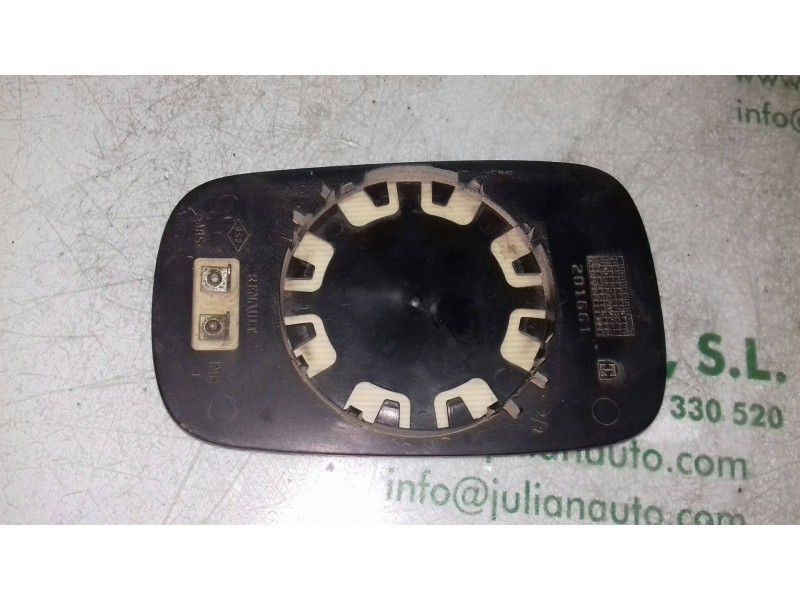 Recambio de cristal retrovisor izquierdo para renault laguna ii (bg0) confort authentique referencia OEM IAM 201661  